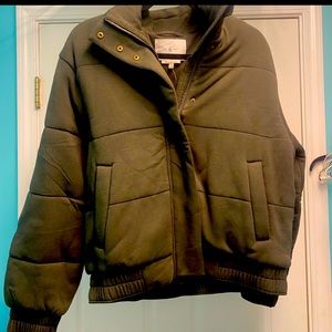 Lou & Grey Signature Soft Sweatshirt Puffer Jacket